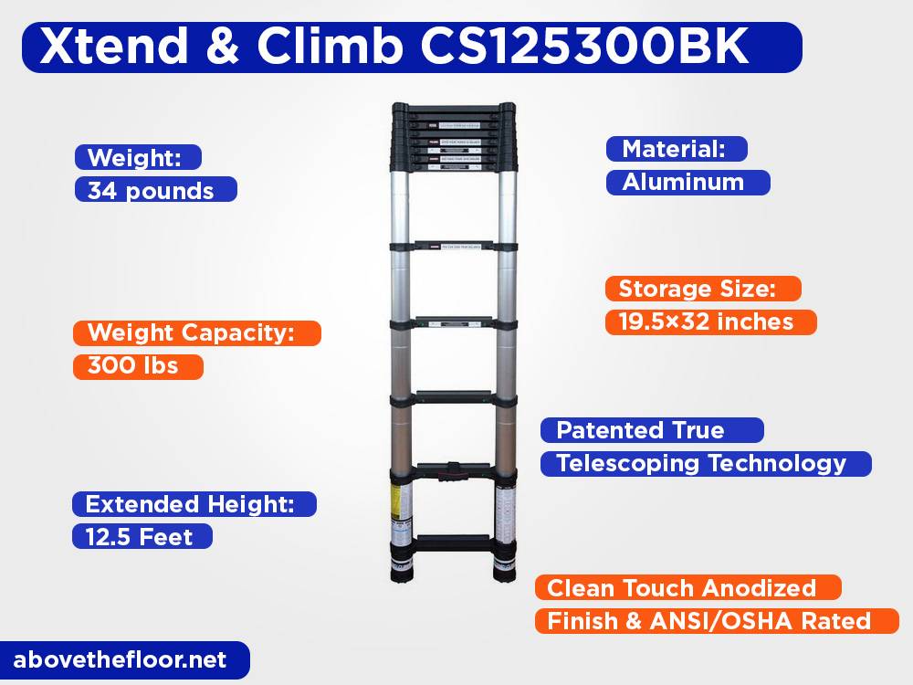 Xtend & Climb CS125300BK Review, Pros and Cons