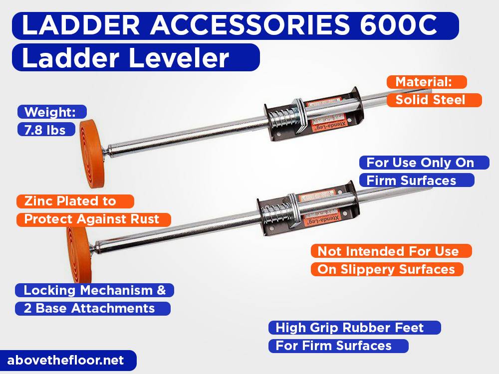 LADDER ACCESSORIES 600C Ladder Leveler Review, Pros and Cons