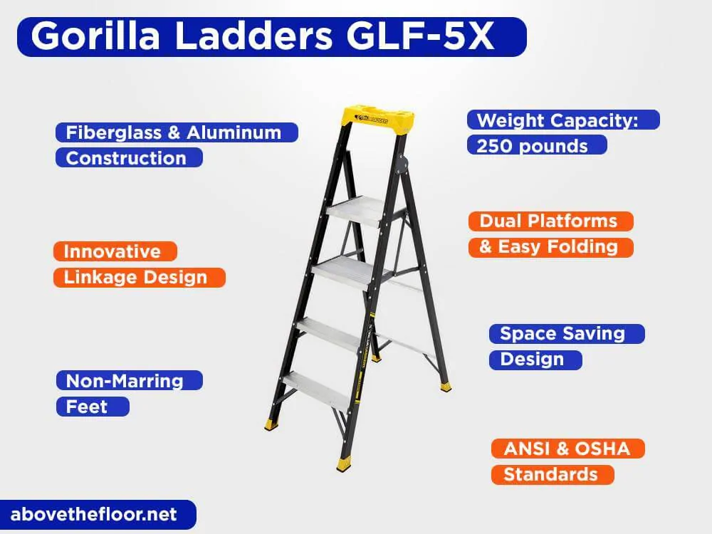 Gorilla Ladders GLF-5X Review, Pros and Cons