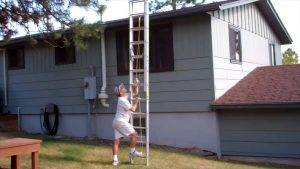 How to use an extension ladder