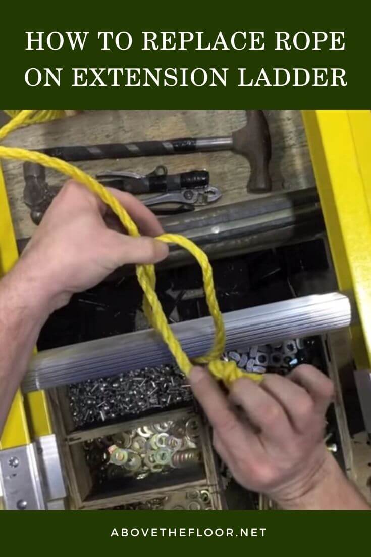 How to Replace Rope on Extension Ladder